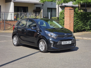 2019 Kia Picanto 1.25 2 Hatchback 5dr Petrol Auto Euro 6 (83 Bhp) in Black — image 1