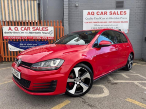 2015 Volkswagen Golf 2.0 Tsi Bluemotion Tech Gti Euro 6 (s/s) 5dr in Red — image 3