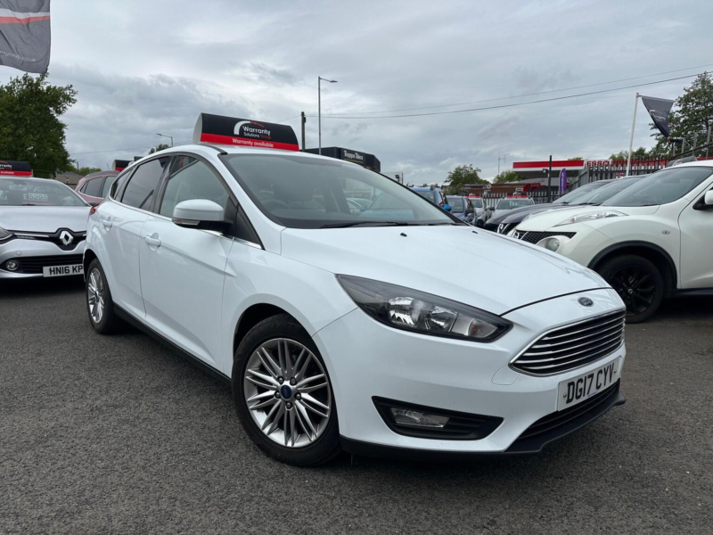 2017 Ford Focus 1.0t Ecoboost Zetec Edition Euro 6 (s/s) 5dr in White — image 1