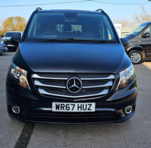 2017 Mercedes-Benz Vito 2.1 119 Cdi Bluetec Sport Crew Van G-Tronic+ Rwd L1 Euro 6 (s/s) 5dr in Black — image 2
