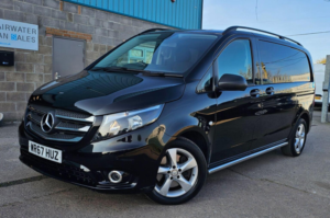 2017 Mercedes-Benz Vito 2.1 119 Cdi Bluetec Sport Crew Van G-Tronic+ Rwd L1 Euro 6 (s/s) 5dr in Black — image 3