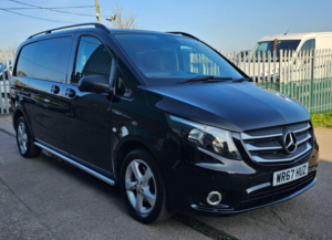2017 Mercedes-Benz Vito 2.1 119 Cdi Bluetec Sport Crew Van G-Tronic+ Rwd L1 Euro 6 (s/s) 5dr in Black — image 6