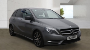 2014 Mercedes-Benz B Class 1.5 B180 Cdi Sport Diesel Grey 5dr Lowtax+snav+leather+7 Stamps in Grey — image 3
