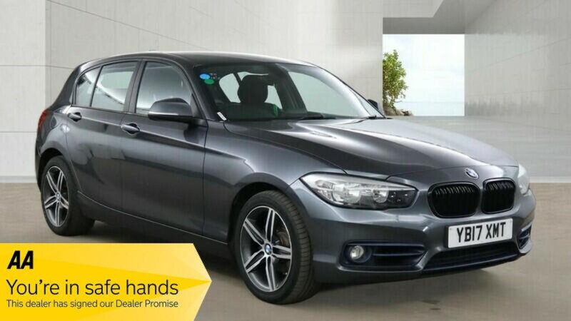2017 BMW 1 Series 2.0 118d Sport Auto Euro 6 (s/s) 5dr in Grey — image 1