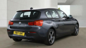 2017 BMW 1 Series 2.0 118d Sport Auto Euro 6 (s/s) 5dr in Grey — image 4