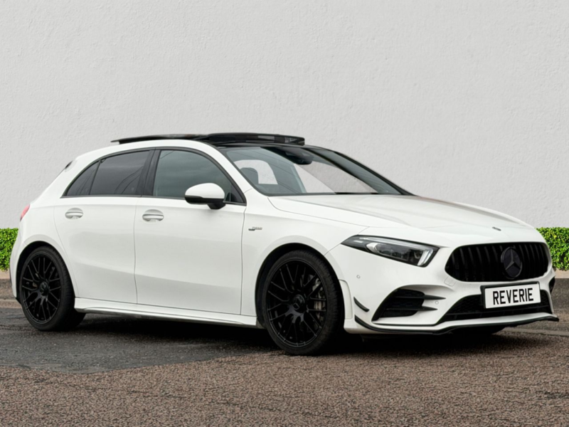 2019 Mercedes-Benz A-Class 2.0 A35 Amg (premium Plus) Hatchback 5dr Petrol Spds Dct 4matic Euro 6 (s/s) (306 Ps) in White — image 1