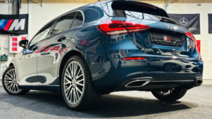 2021 Mercedes-Benz A Class 1.3 A200 Sport Edition (executive) 7g-Dct Euro 6 (s/s) 5dr in Blue — image 3