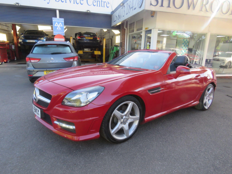 2014 Mercedes-Benz Slk 2.1 Slk250 Cdi Amg Sport G-Tronic+ Euro 5 (s/s) 2dr in Red — image 1