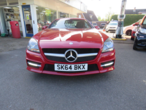 2014 Mercedes-Benz Slk 2.1 Slk250 Cdi Amg Sport G-Tronic+ Euro 5 (s/s) 2dr in Red — image 2