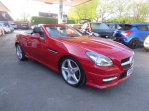 2014 Mercedes-Benz Slk 2.1 Slk250 Cdi Amg Sport G-Tronic+ Euro 5 (s/s) 2dr in Red — image 3