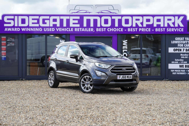 2018 Ford Ecosport 1.0t Ecoboost Titanium Euro 6 (s/s) 5dr in Grey — image 1