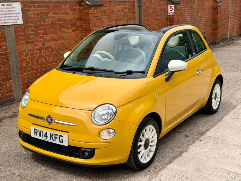 2014 Fiat 500c 0.9 Twinair Colour Therapy Euro 6 (s/s) 2dr in Yellow — image 1