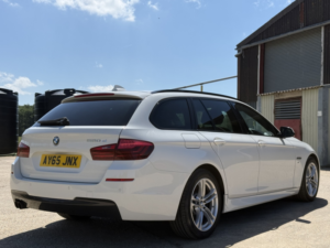 2015 BMW 5 Series 2.0 520d M Sport Touring in White — image 3