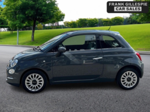 2019 Fiat 500 1.2 Lounge Euro 6 (s/s) 3dr in Grey — image 2