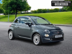 2019 Fiat 500 1.2 Lounge Euro 6 (s/s) 3dr in Grey — image 4