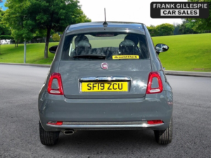 2019 Fiat 500 1.2 Lounge Euro 6 (s/s) 3dr in Grey — image 5