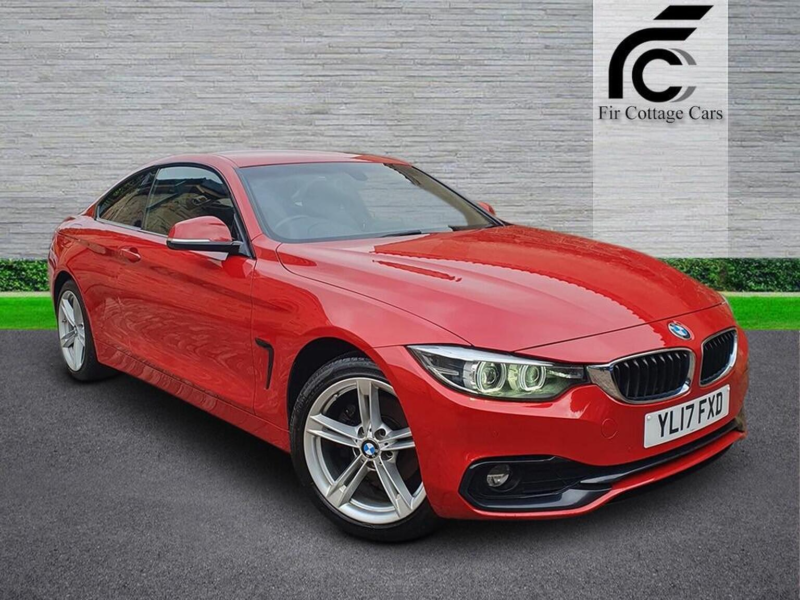 2017 BMW 4 Series 2.0 420d Sport Auto Xdrive Euro 6 (s/s) 2dr in Red — image 1