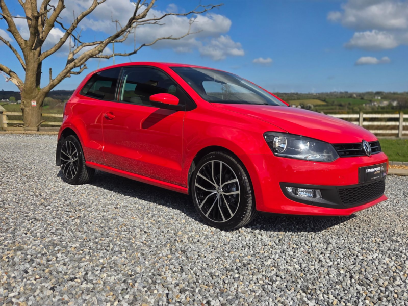 2014 Volkswagen Polo 1.2 Match Edition Hatchback 3dr Petrol Manual Euro 5 (60 Ps) in Red — image 1