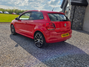 2014 Volkswagen Polo 1.2 Match Edition Hatchback 3dr Petrol Manual Euro 5 (60 Ps) in Red — image 3