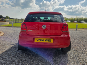 2014 Volkswagen Polo 1.2 Match Edition Hatchback 3dr Petrol Manual Euro 5 (60 Ps) in Red — image 4