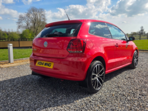 2014 Volkswagen Polo 1.2 Match Edition Hatchback 3dr Petrol Manual Euro 5 (60 Ps) in Red — image 5