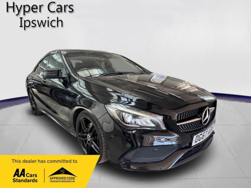 2017 Mercedes-Benz Cla 2.1 Cla220d Amg Line Coupe 7g-Dct Euro 6 (s/s) 4dr in Black — image 1