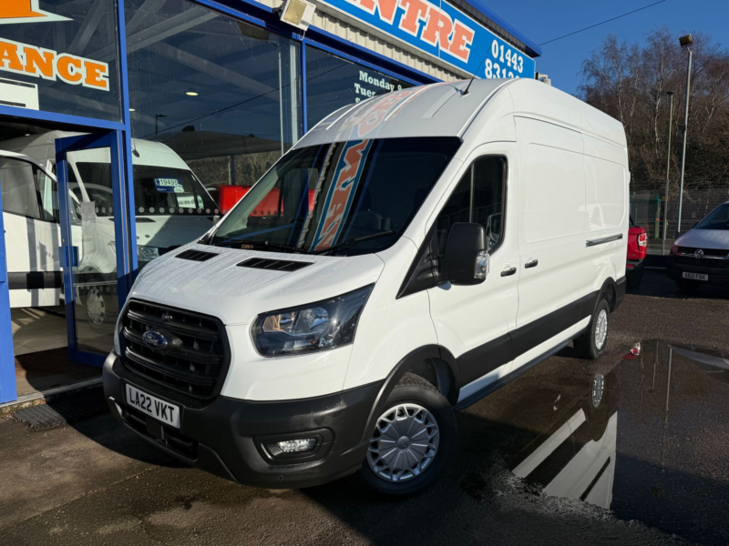 2022 Ford Transit 2.0 350 Ecoblue Leader Panel Van 5dr Diesel Manual Rwd L3 H3 Euro 6 130 Ps in White — image 1