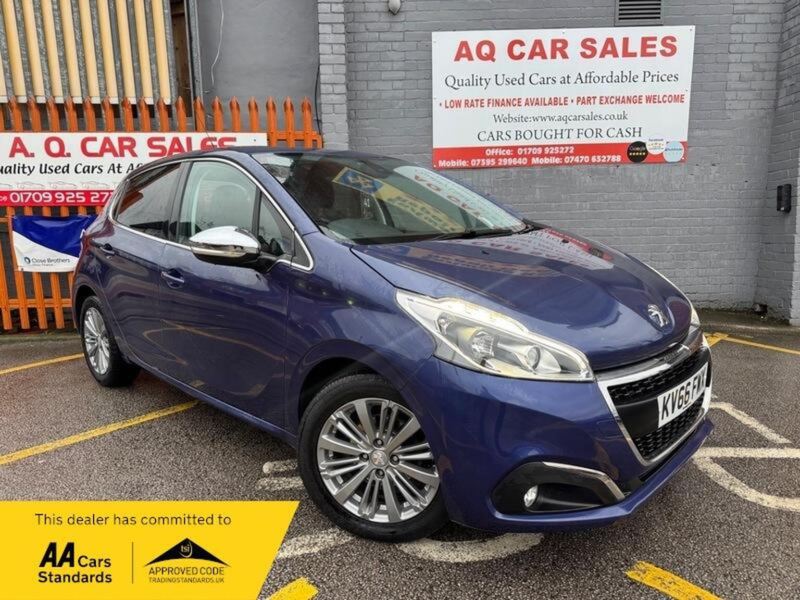 2016 Peugeot 208 1.6 Bluehdi Allure Euro 6 5dr in Blue — image 1