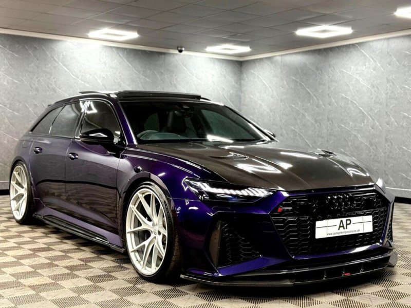 2020 Audi Rs6 Avant 4.0 Tfsi V8 Carbon Black Tiptronic Quattro Euro 6 (s/s) 5dr in Audi Exclusive Velevt Purple — image 1