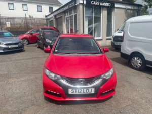 2012 Honda Civic 1.8 I-Vtec Se Hatchback 5dr Petrol Manual Euro 5 (s/s) (142 Ps) in Red — image 2