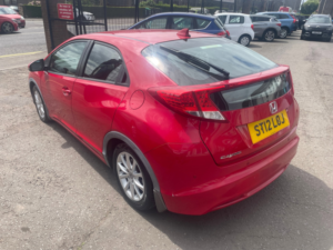 2012 Honda Civic 1.8 I-Vtec Se Hatchback 5dr Petrol Manual Euro 5 (s/s) (142 Ps) in Red — image 6