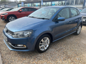 2016 Volkswagen Polo 1.2 Tsi Bluemotion Tech Se Euro 6 (s/s) 5dr in Blue — image 3