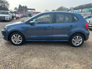 2016 Volkswagen Polo 1.2 Tsi Bluemotion Tech Se Euro 6 (s/s) 5dr in Blue — image 4