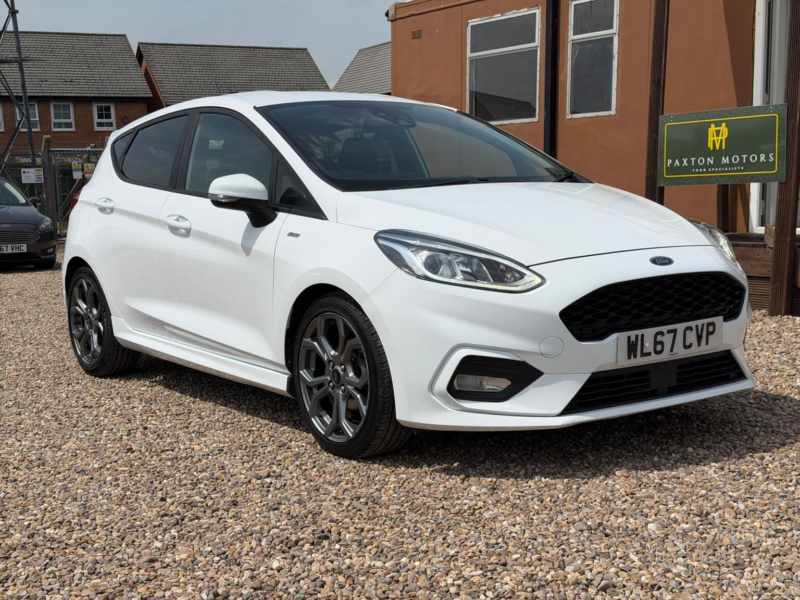 2018 Ford Fiesta 1.0t Ecoboost St-Line X Auto Euro 6 (s/s) 5dr in White — image 1