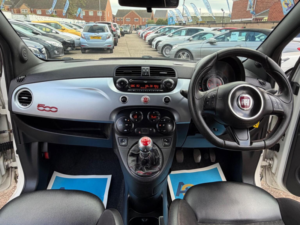 2014 Fiat 500 0.9 Twinair S Euro 6 (s/s) 3dr in White — image 2
