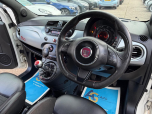 2014 Fiat 500 0.9 Twinair S Euro 6 (s/s) 3dr in White — image 3