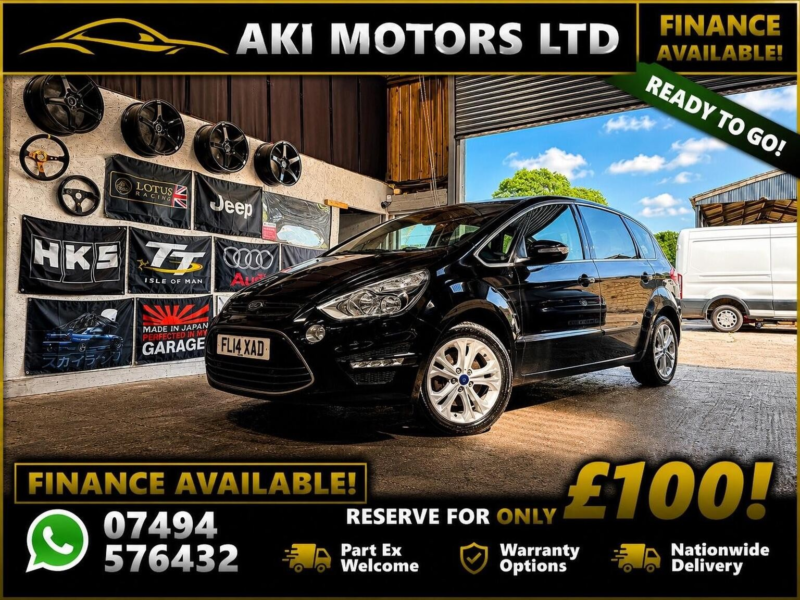 2014 Ford S-Max 2.0 Tdci Titanium Euro 5 5dr in Black — image 1