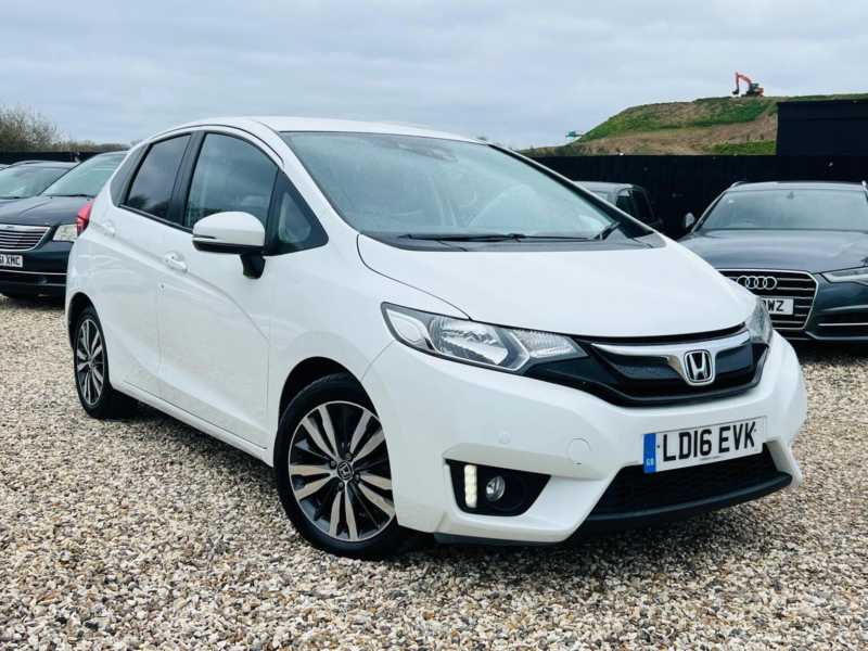 2016 Honda Jazz 1.3 I-Vtec Ex Navi CVT Euro 6 (s/s) 5dr in White — image 1