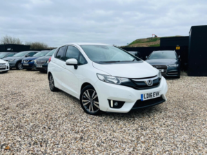 2016 Honda Jazz 1.3 I-Vtec Ex Navi CVT Euro 6 (s/s) 5dr in White — image 4
