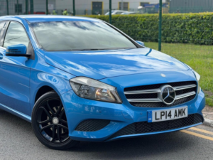 2014 Mercedes-Benz A Class 1.6 A180 Sport 7g-Dct Euro 6 (s/s) 5dr in Blue — image 3