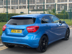 2014 Mercedes-Benz A Class 1.6 A180 Sport 7g-Dct Euro 6 (s/s) 5dr in Blue — image 5