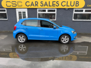 2016 Volkswagen Polo 1.0 Bluemotion Tech Match Euro 6 (s/s) 5dr in Blue — image 4
