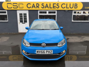 2016 Volkswagen Polo 1.0 Bluemotion Tech Match Euro 6 (s/s) 5dr in Blue — image 5