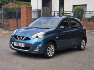 2015 Nissan Micra 1.2 Acenta Hatchback 5dr Petrol Manual Euro 5 (80 Ps) in Blue — image 3