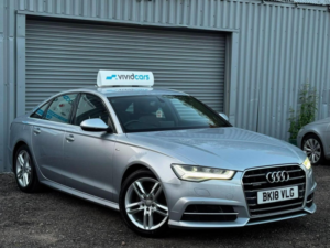 2018 Audi A6 Saloon 2.0 Tdi S Line S Tronic Quattro Euro 6 (s/s) 4dr in Silver — image 2