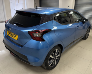 2019 Nissan Micra 1.0 Ig-T Tekna Hatchback 5dr Petrol Xtron Euro 6 (s/s) (100 Ps) in Blue — image 4