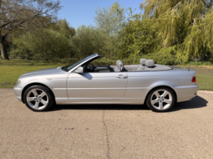 2004 BMW 3 Series 318ci Se (e46) Convertible in Silver — image 2
