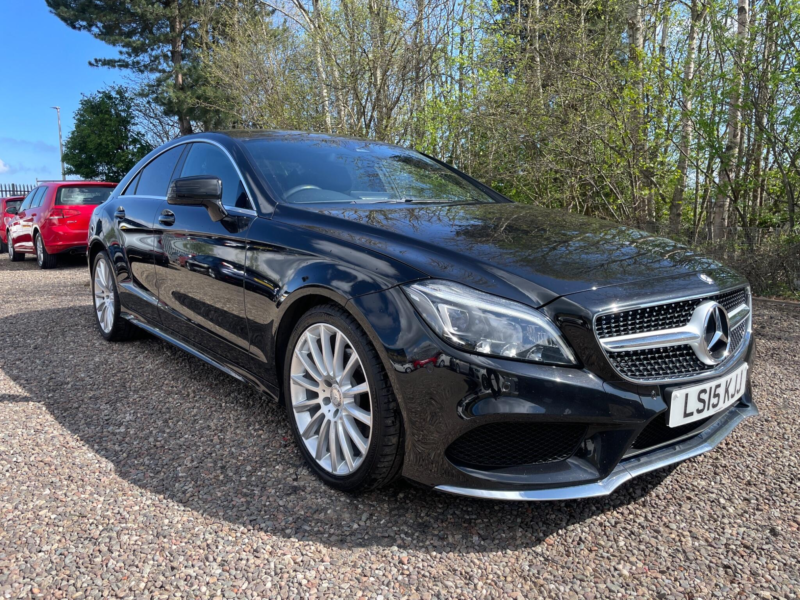 2015 Mercedes-Benz Cls 2.1 Cls220 Bluetec Amg Line Coupe G-Tronic+ Euro 6 (s/s) 4dr in Black — image 1