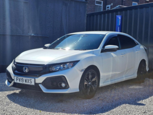 2019 Honda Civic 1.6 I-Dtec Sr Auto Euro 6 (s/s) 5dr in White — image 3