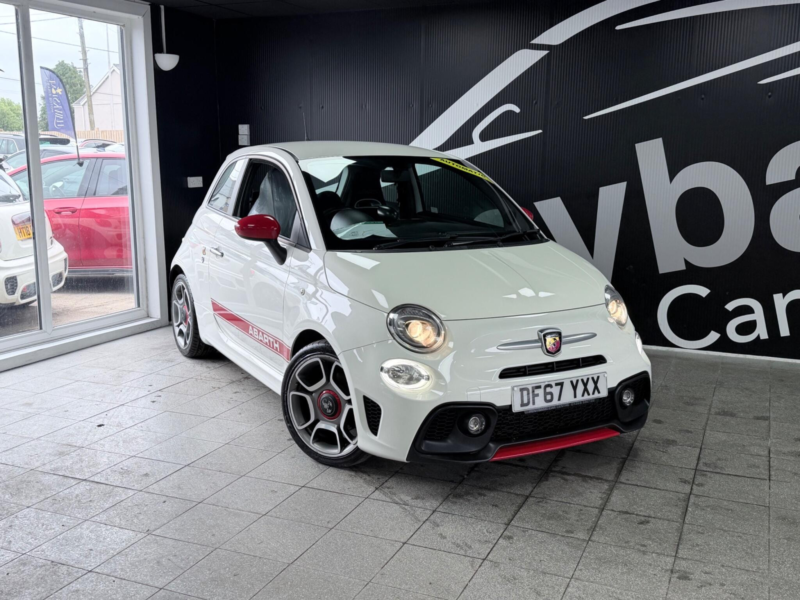 2018 Abarth 595 1.4 T-Jet Auto Euro 6 3dr in White — image 1